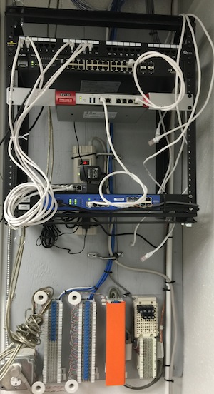 Picture of an equipment closet